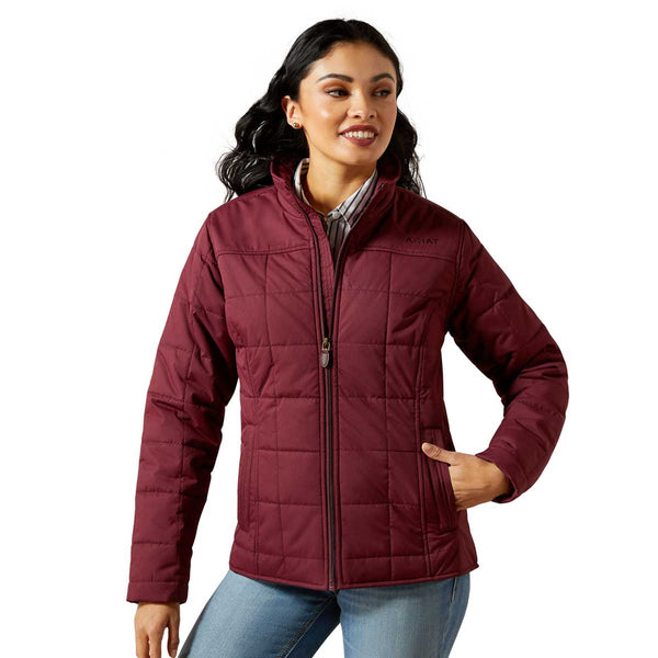 Ariat REAL Crius Insulated Ladies Jacket - Windsor Wine